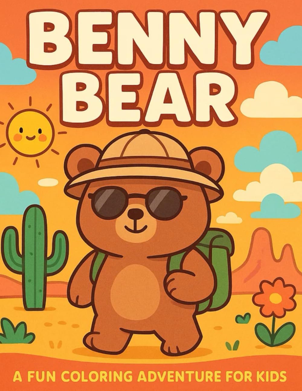 Benny Bear’s Outdoor Adventures Coloring Book for Kids