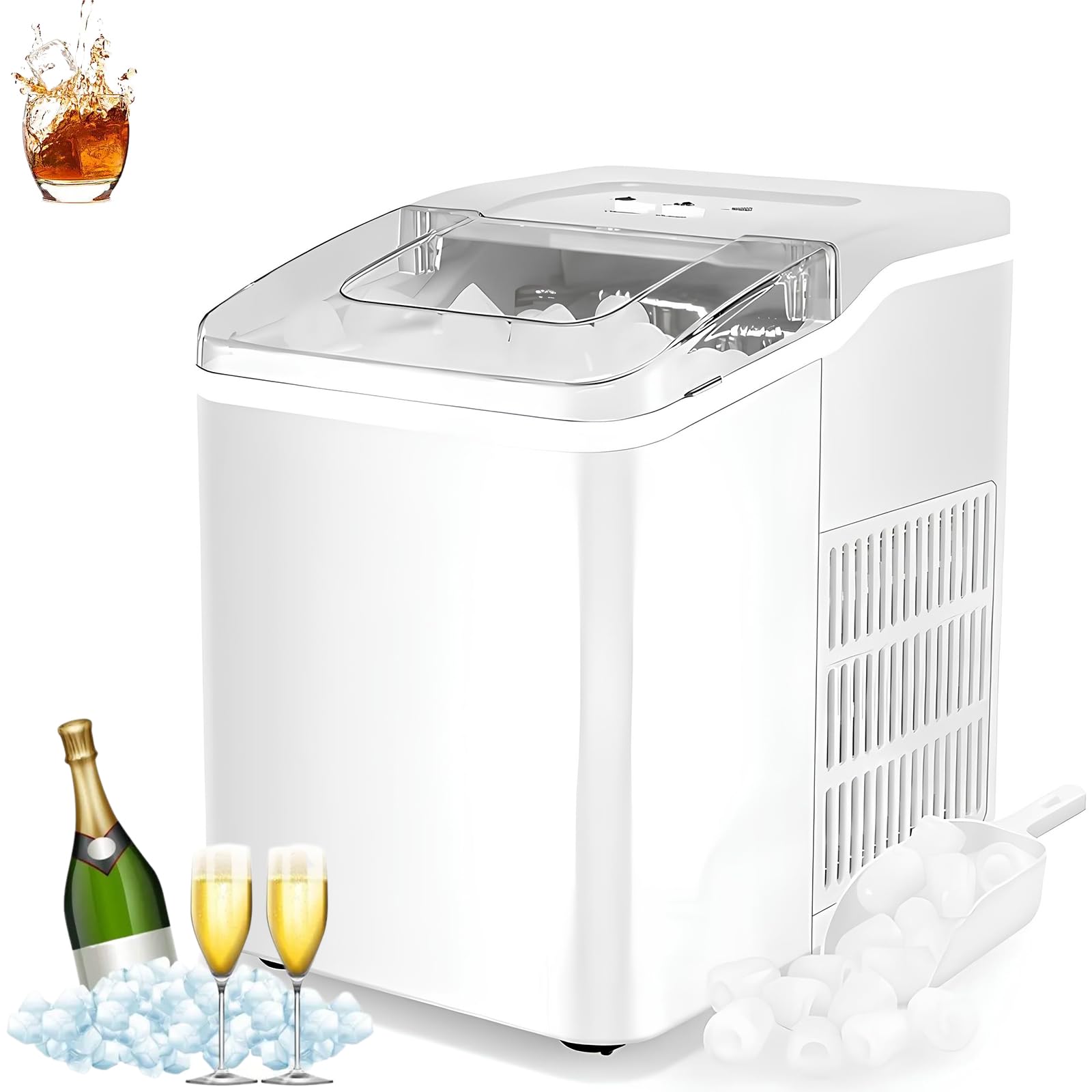 Machine à glaçons de comptoir pour ne plus jamais manquer de glace