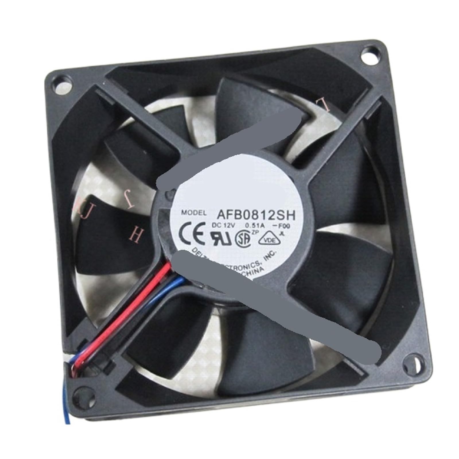 LWJYIPETZQ AFB0812SH 80x80x25mm 8025 12V 0.51A 46CFM DC Brushles Cooling Fan