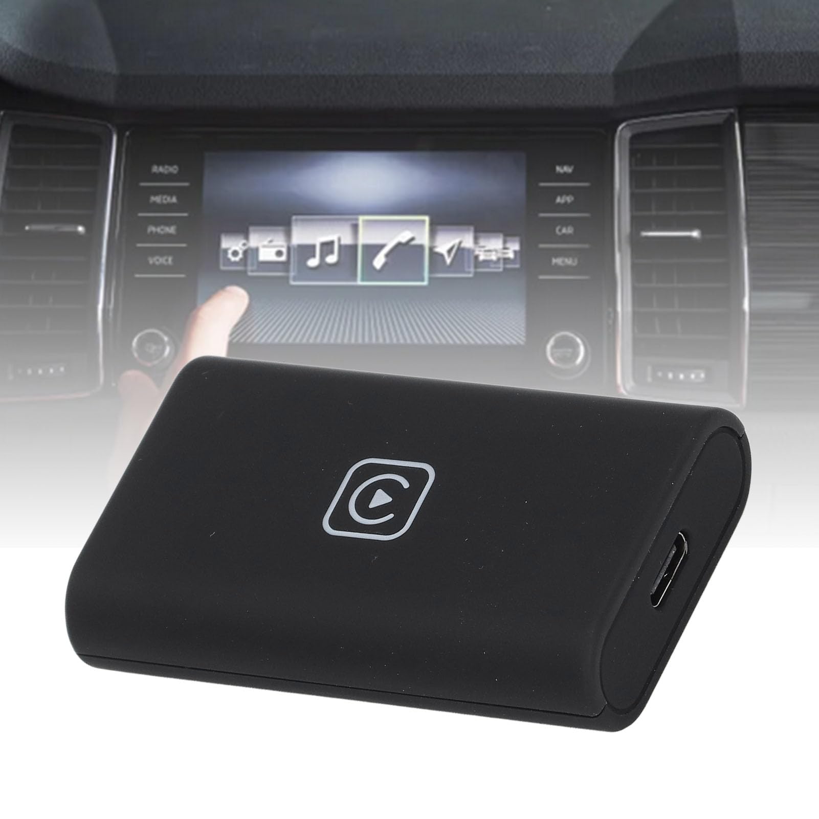 CHICIRIS Adaptador Inalámbrico Bluetooth para Coche 4 en 1 para y Auto Compatible con Conectividad de Doble Banda Portátil y Ligero