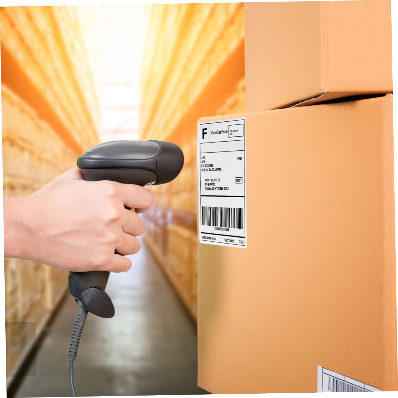 Etichette Termiche Autoadesive 100x150mm 500 Pezzi per Barcode e Spedizioni