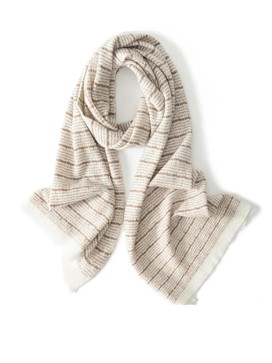 Sciarpa in cashmere scialle uomo donna inverno lavorato a maglia a righe caldo collo Protectio adulto unisex sciarpe