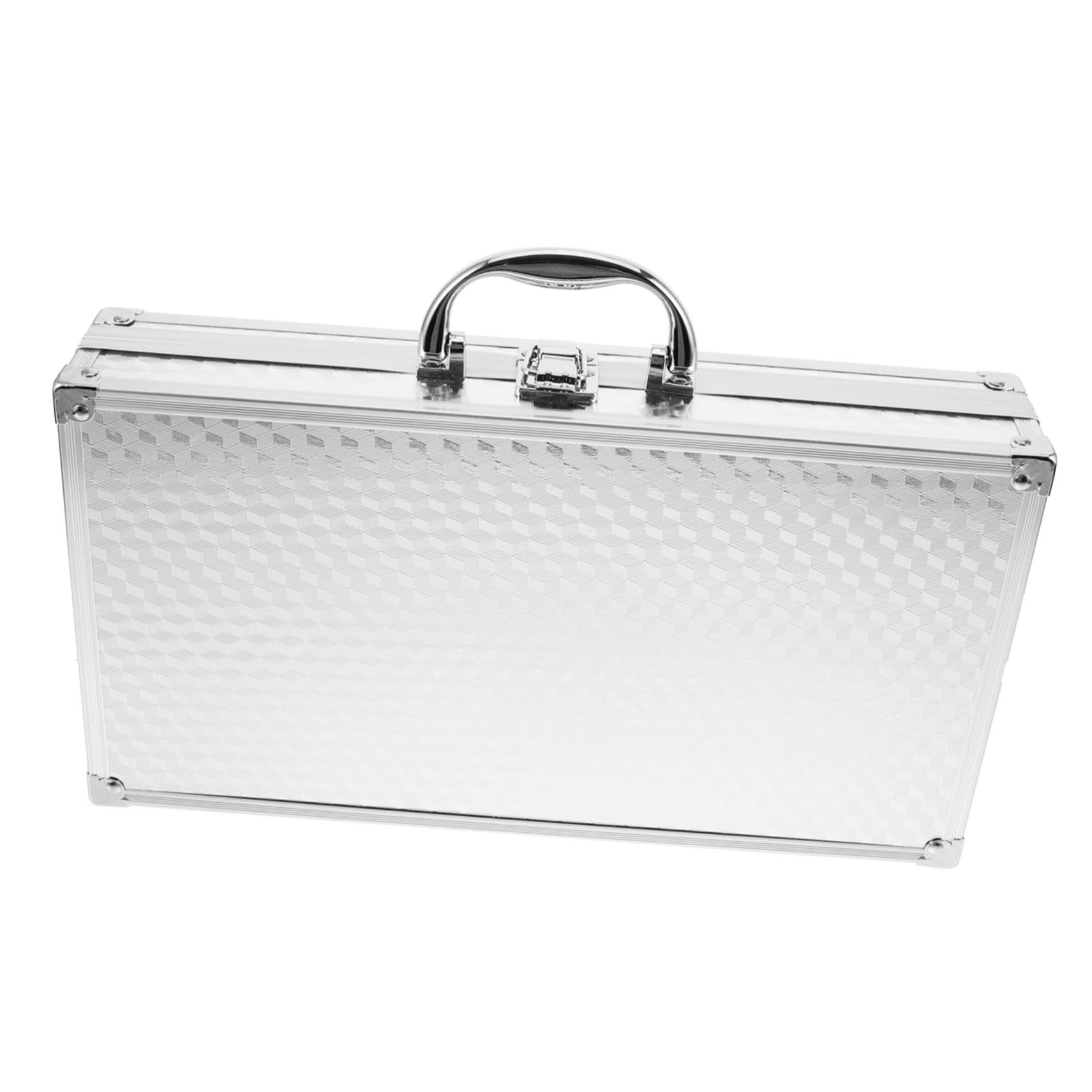 Custodia Microfono in Alluminio Leggera Compartimento Per Scheda Audio 35x19.2x6.5cm, Per Trasporto in Concerti e Eventi Musicali