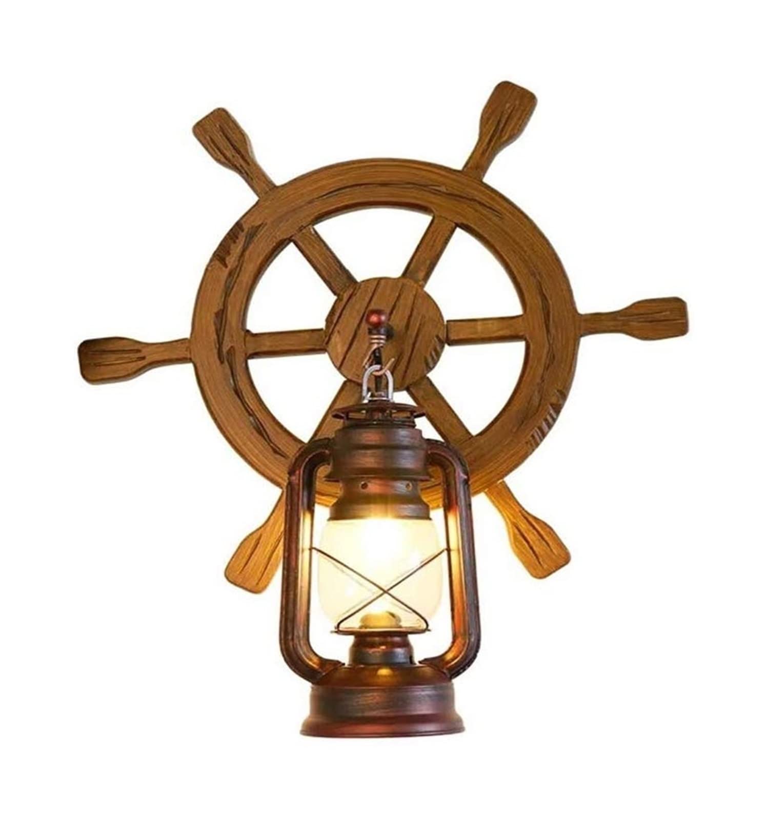 Lanterne kerosène murale style antique au design méditerranéen exclusif