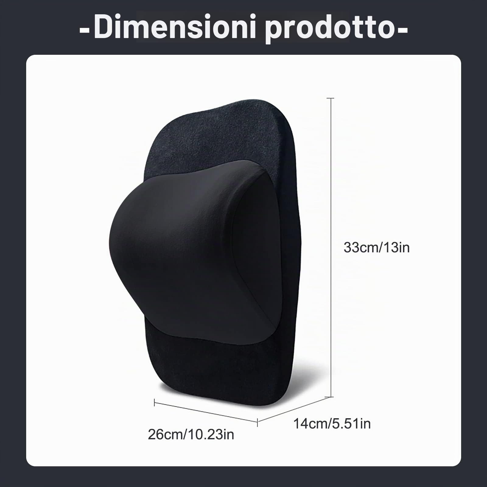 ZATOOTO Regolabile Cuscino Poggiatesta Auto, Cuscino Memory Foam Cervicale per Sedile Auto Guidatore, Confortevoli e Traspiranti (Nero)