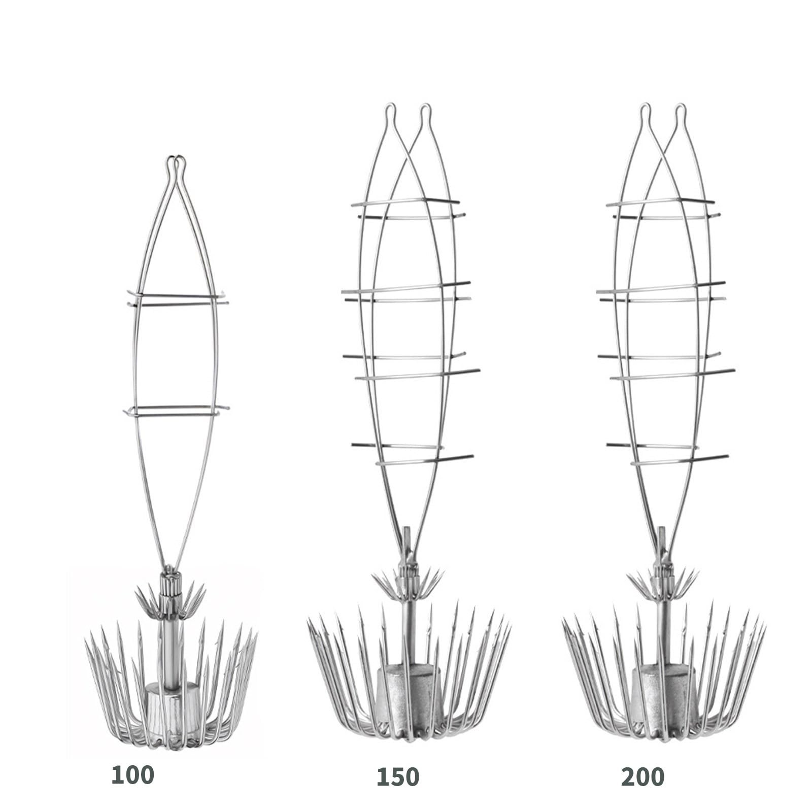 Due strati Squid Hook Doppio Ombrelli Jigs Gancio Pesca Attrezzatura 22/24/26 Artiglio Sharply Fish Hook Jigging Fish Hook