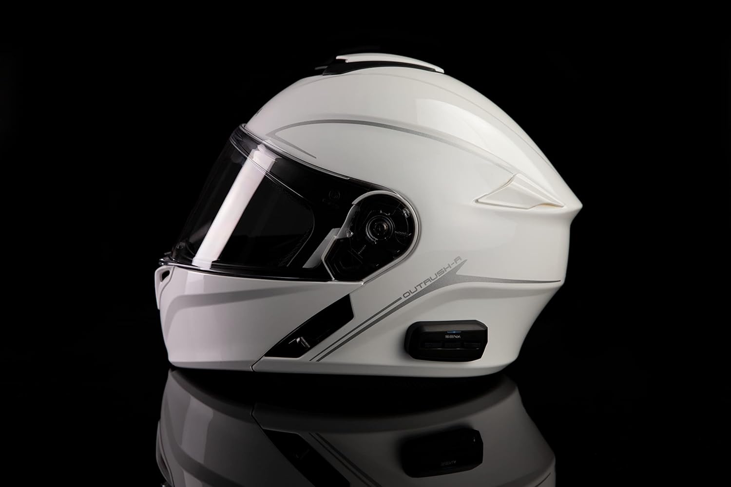 Sena Outrush R Solid Helmet X-Large Glossy White
