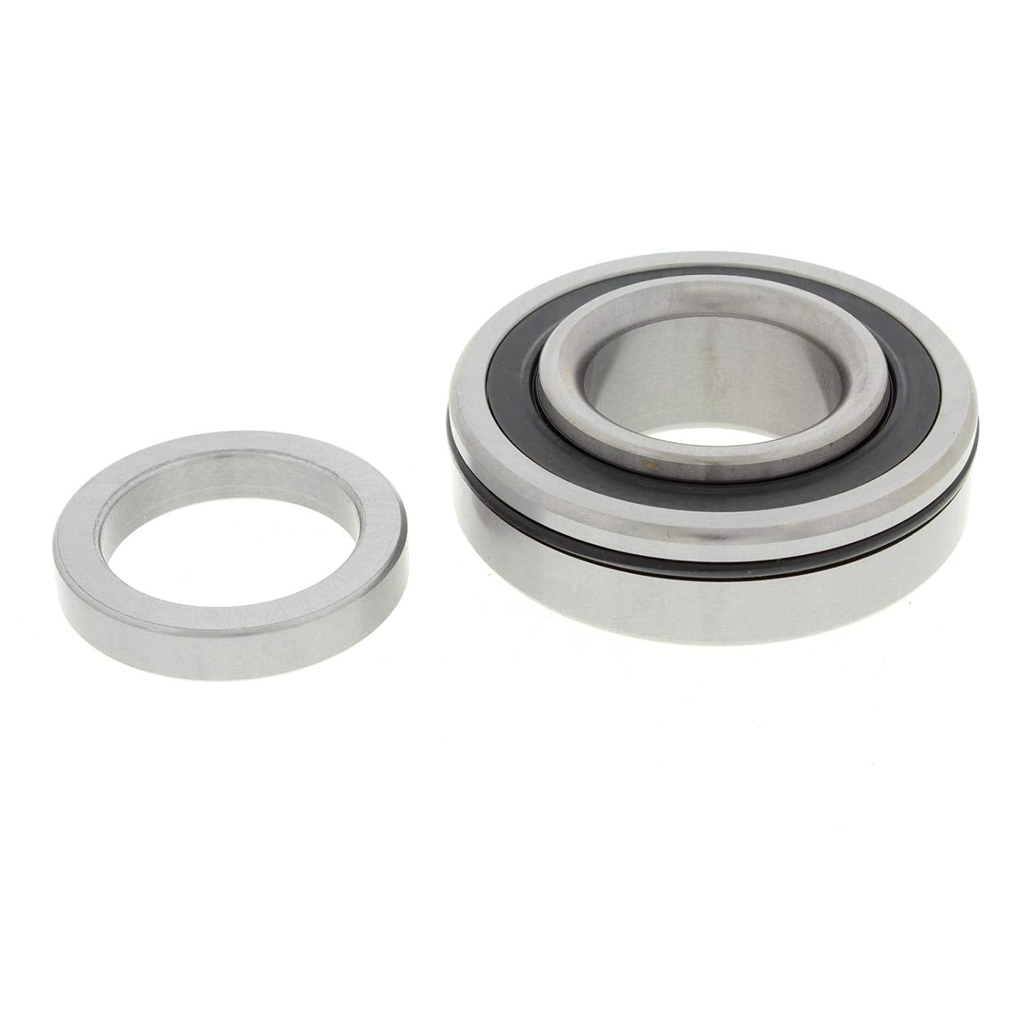 Speedway Motors Sealed Axle Bearing with Lock Ring for Ford 9 Inch Big Bearing Housing, 3.150” Outside Diameter and 1.528” Inside Diameter, Replacement Rear Axle Wheel Bearing