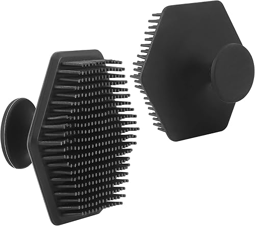 2 piezas de silicona para hombres exfoliante facial cepillo facial para limpieza facial