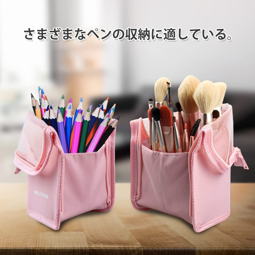 Amazon.co.jp: メイクブラシケース ブラシスタンド 化粧筆ポーチ 