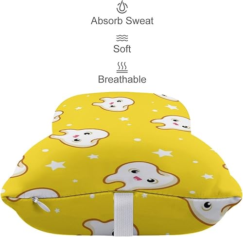 Miniatura 10 de 2 almohadas de espuma viscoelástica para el cuello del coche para conducir, viajes, oficina en casa, nativos del suroeste americano, indio, azteca,