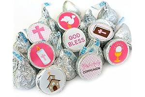 Enchanting Cherish Kiss Communion Labels