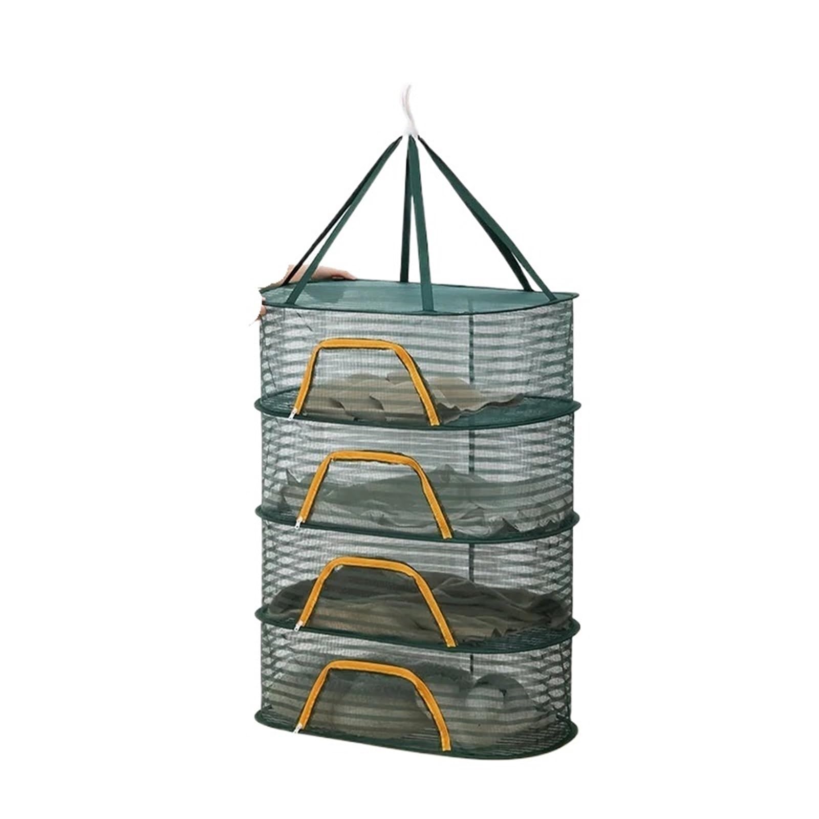 ZHSOAO 2pcs Clothes Drying Net Hanging Nets For Clothing Cloth Dryer Cage Storage Rack for Underwear Sock