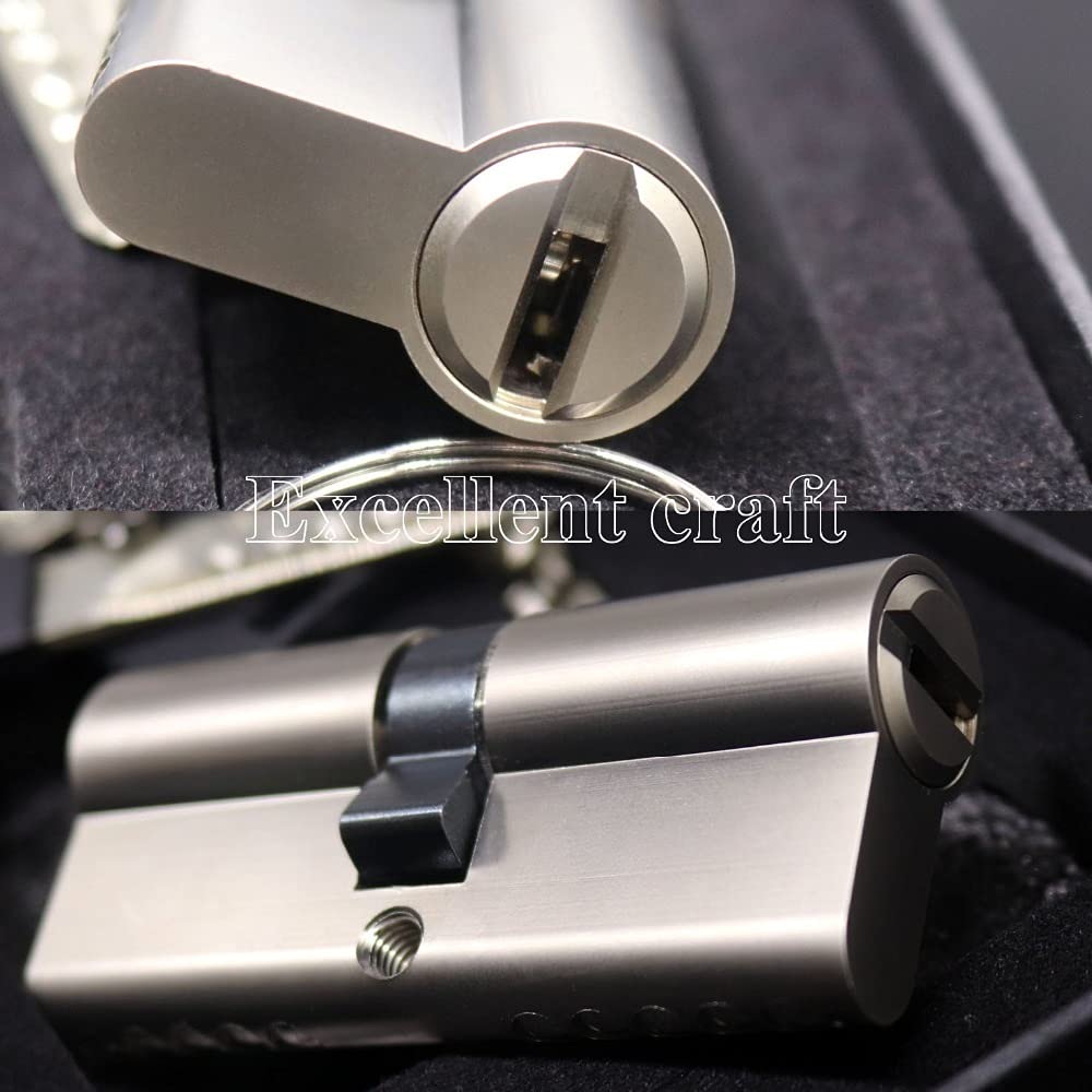 Bombin Cerradura 70mm Intercambiable Intercambiable Antomotor de Seguridad de Servicio de Trabajo Comercial Grado Comercial 2 Palanca manija Palanca de mortaja Cilindro Corporal Cerradura Antibumping