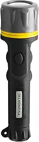 Tramontina 43757301, Lanterna Plástica Pilhas 2D, Lâmpada de Krypton Tensão 2.4V, Preto