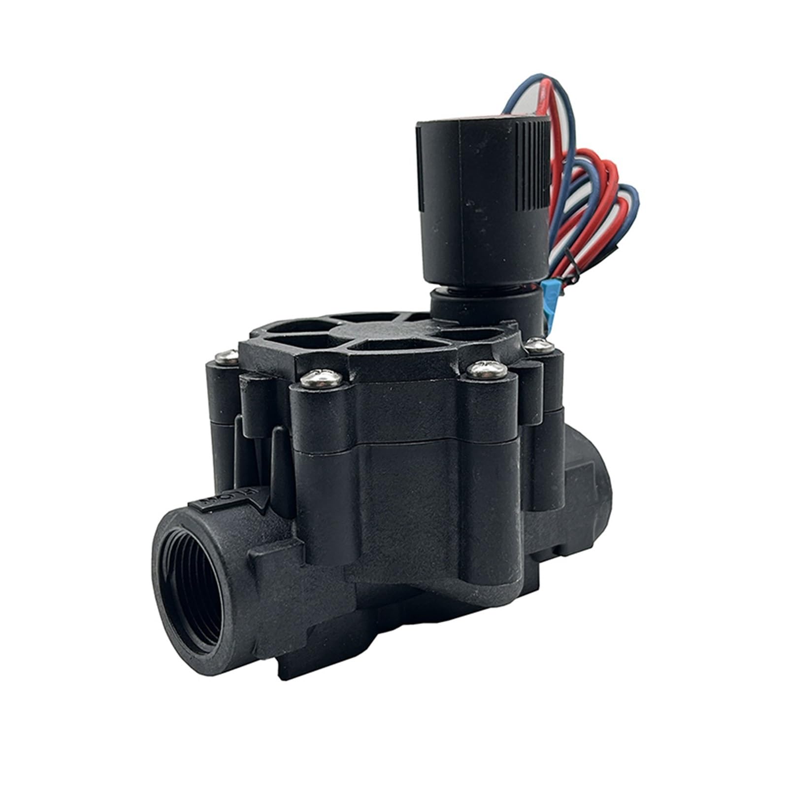 Válvula Solenoide de agua de 1/2 ", 3/8", 3/4 ", 1", 220, 12V, 24V, válvula de nailon normalmente cerrada for riego de jardines y granjas Para aplicaciones industriales(C,110)