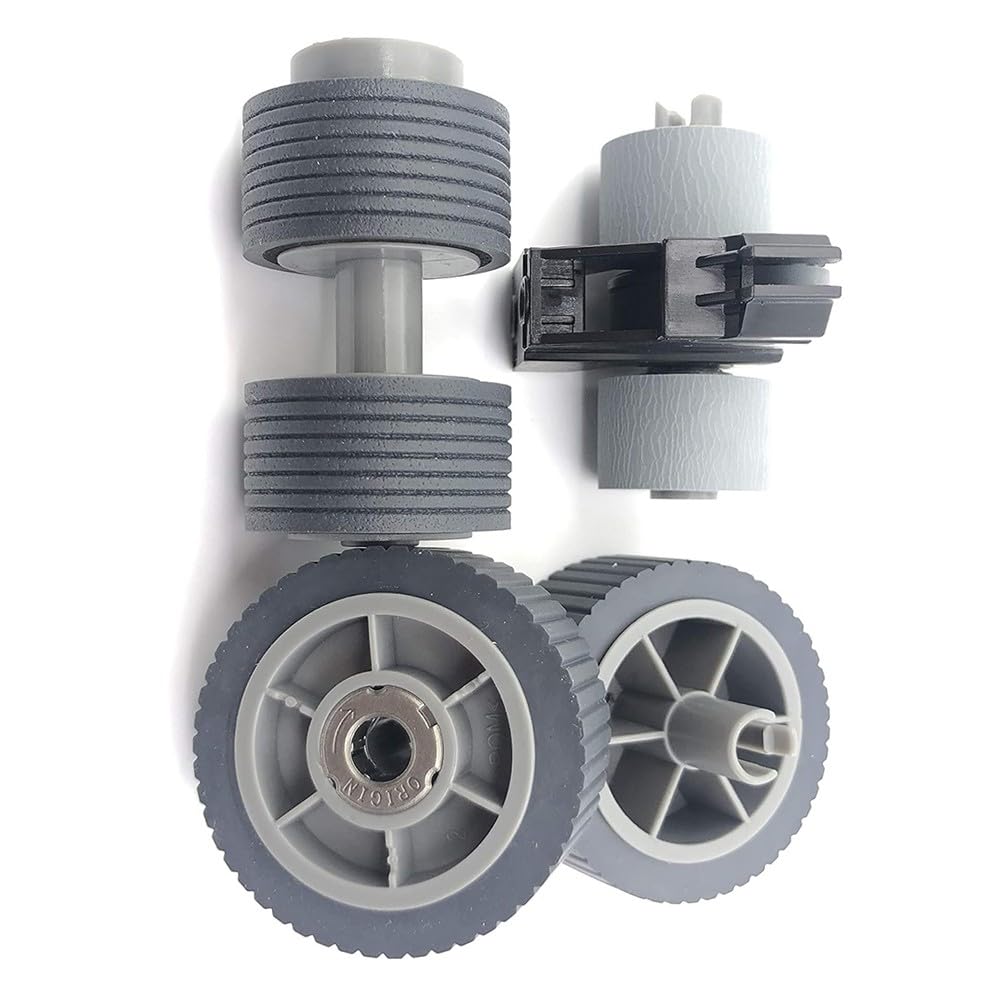 Pick Brake Roller Set PA03740-K010 K011 per Fujitsu fi-7600 fi-7700 fi-7700S Scanner, materiale ABS, compatibile con fi-760LA fi-760JY