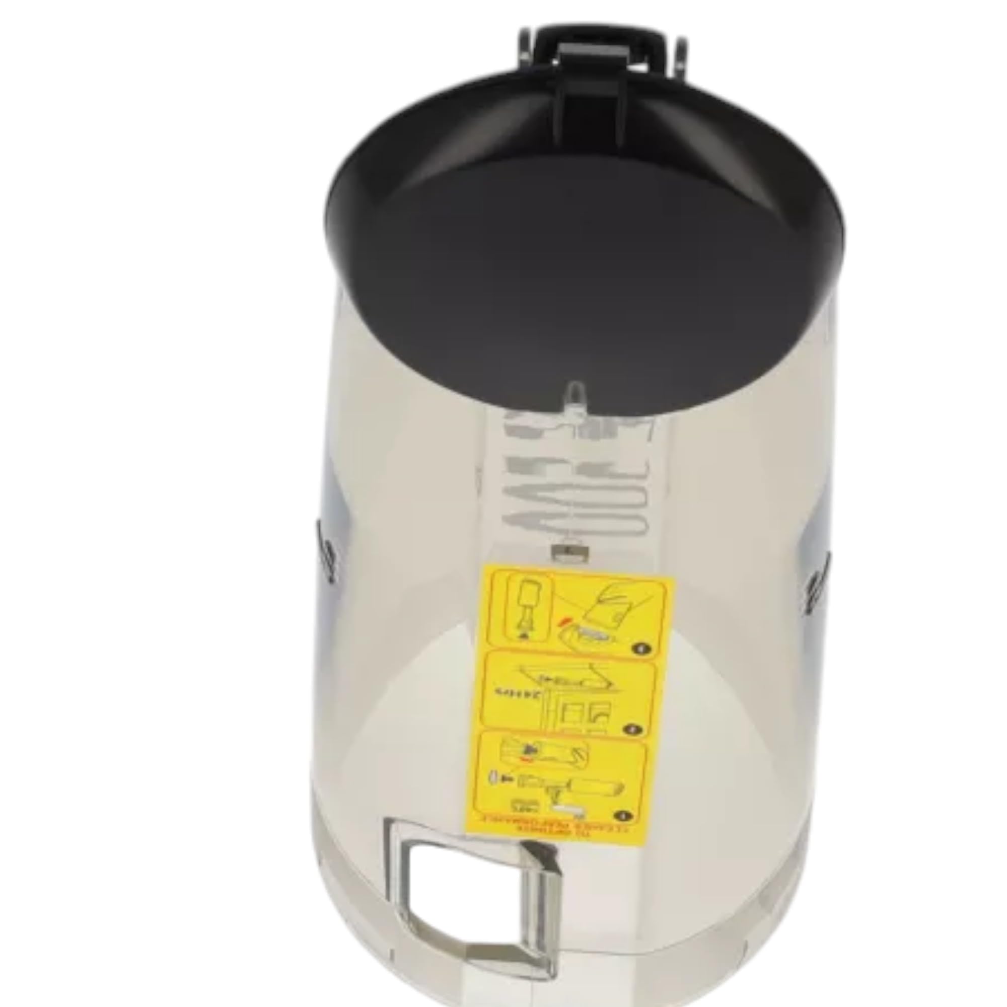 Quailitas Hoover Candy Container Dust Tank for H-500 Electric Broom, Black and White