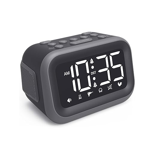 Super Loud 115dB Dual-Alarm Clock