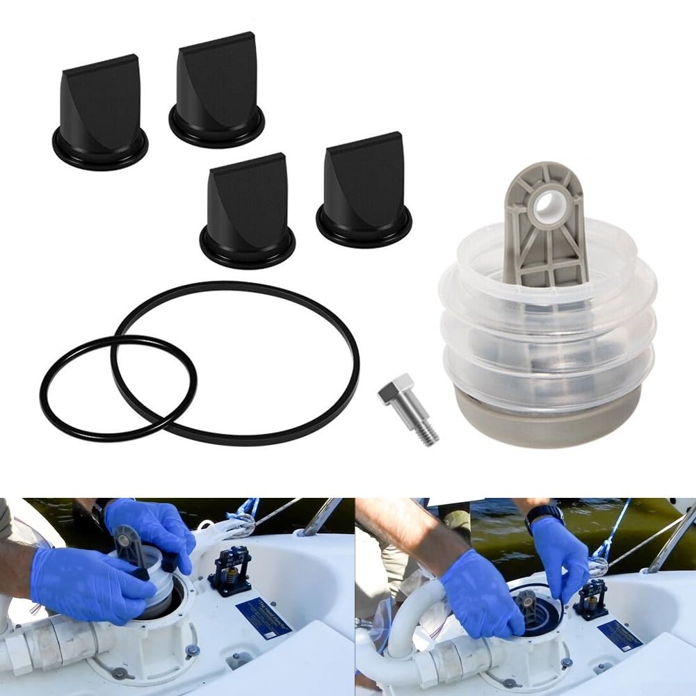 385230980 Kit soffietto pompa & 385310076 1-1/2 '' Duckbill Valve Kit & 385310151 O-Ring Kit sostituzione per Dometic S, T, J, per VHT, e per VG serie Vacuum Pump Kit