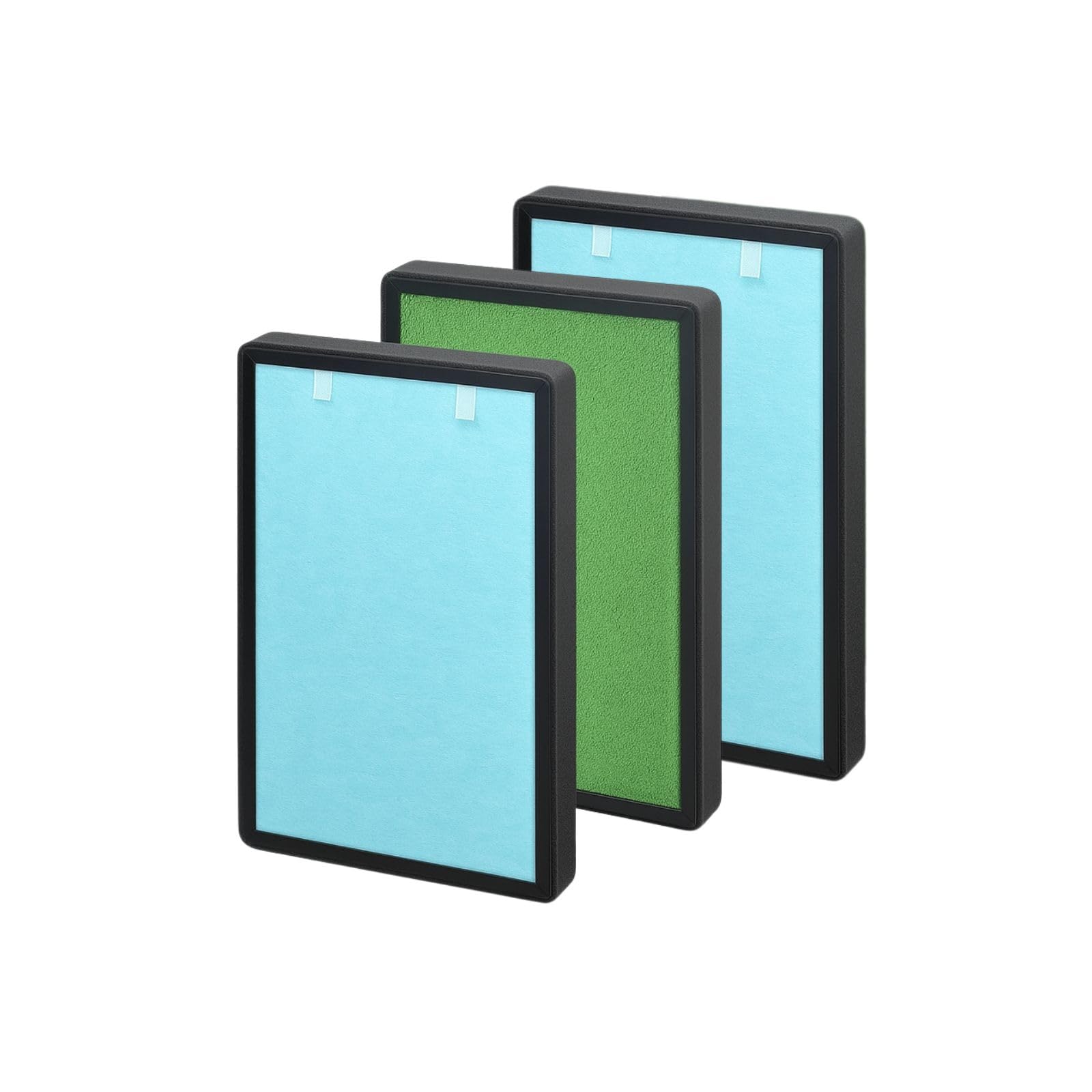 4-in-1 Filter Replacement For Pro Breeze HEPA Air Purifier PB-P01 Part PB-P01F SECURA KJ188F-A077, 3 Pack