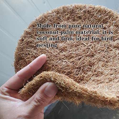 Image of BUAKAW-X Pigeon Nest Coconut Fiber Substrate 5pc Bird Nest Racing Pigeon Breeding Eggs Mat for Finch Chicken Bird Nesting Materials