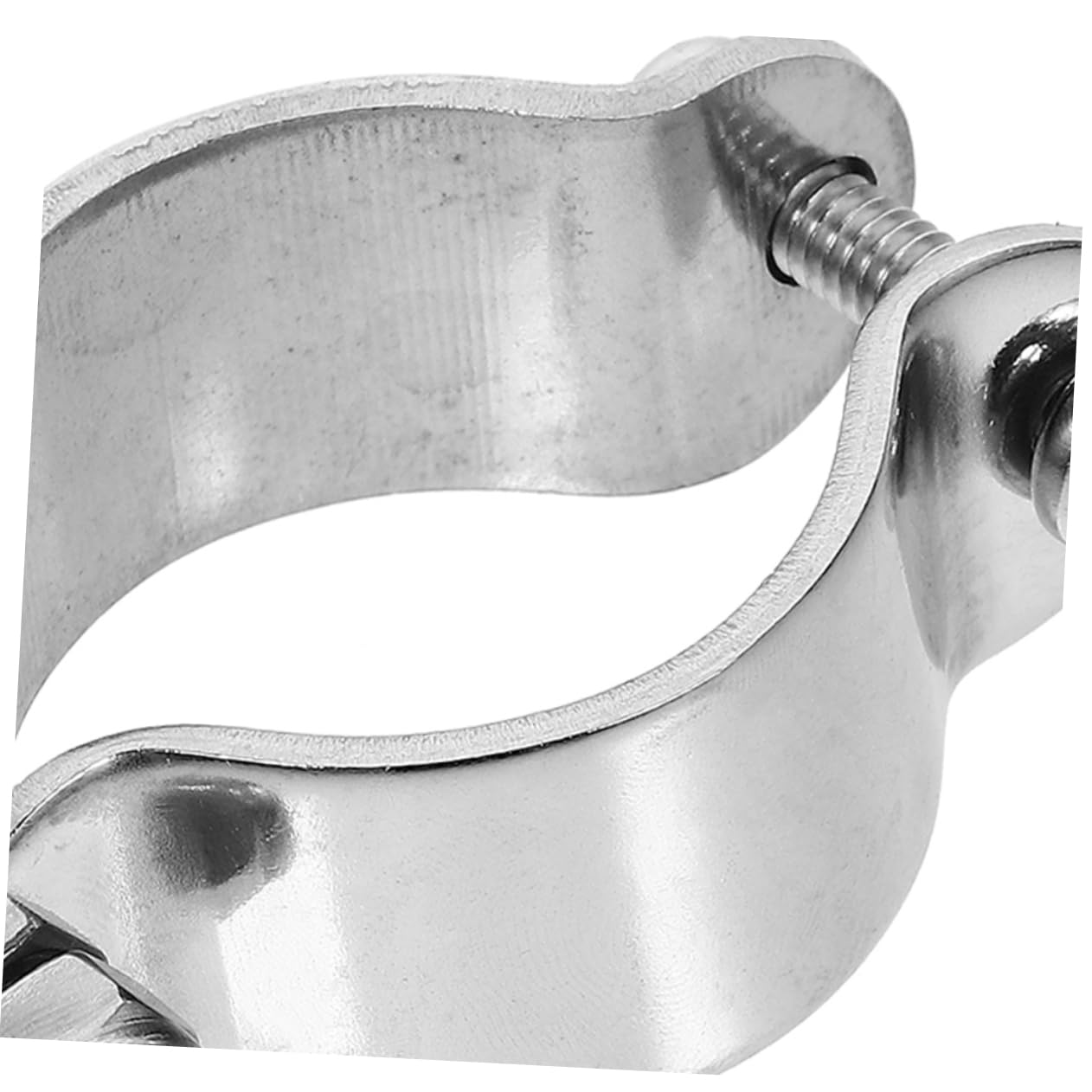 TOYANDONA 2 Stück Edelstahl Paddelhalter für Kajak und Boot, Silber