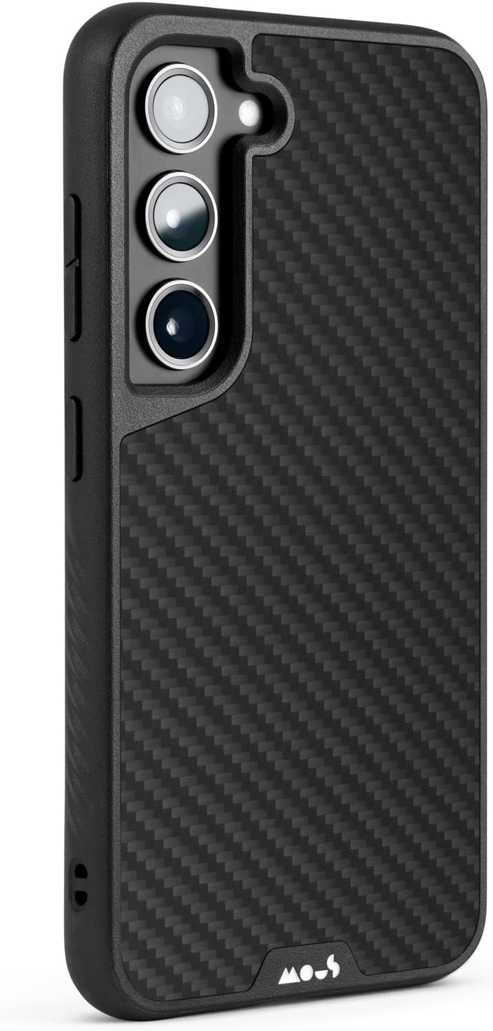 Mous Case for Samsung Galaxy S23 Carbon Fiber Limitless 5.0