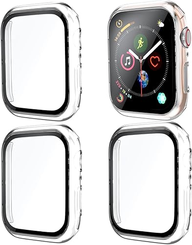 GEAK Protector de pantalla compatible con Apple Watch de 1.614 pulgadas, cubierta completa de policarbonato duro HD, funda protectora templada para GEAK Protector de pantalla compatible con Apple Watch de 1.614 pulgadas, cubierta completa de policarbonato duro HD, funda protectora templada para
