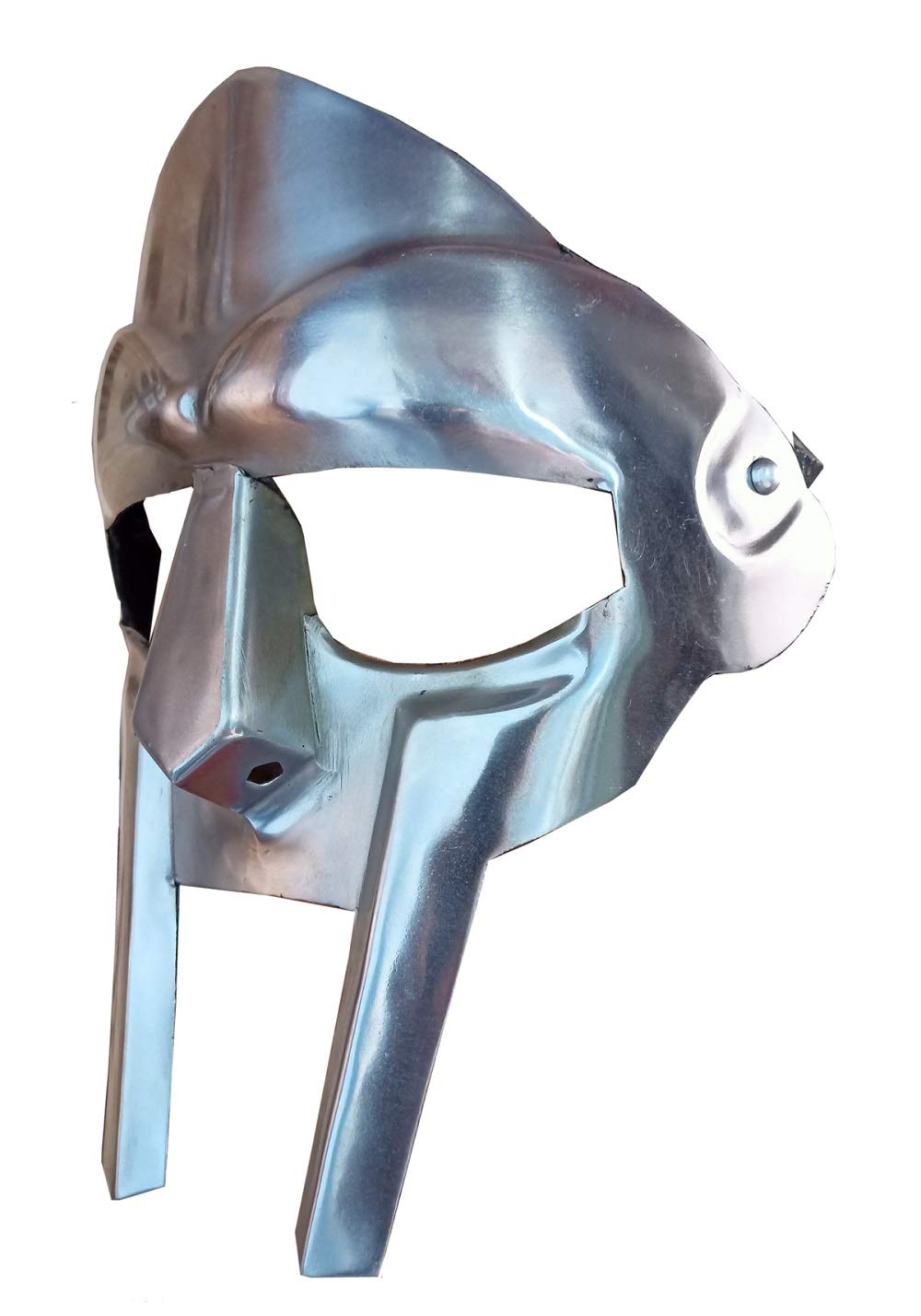 WARRIORPOINT Medieval Halloween Metal Roman Gladiator Adult Face Mask MF Doom 18 Gauge Re-Enactment Adult Custom