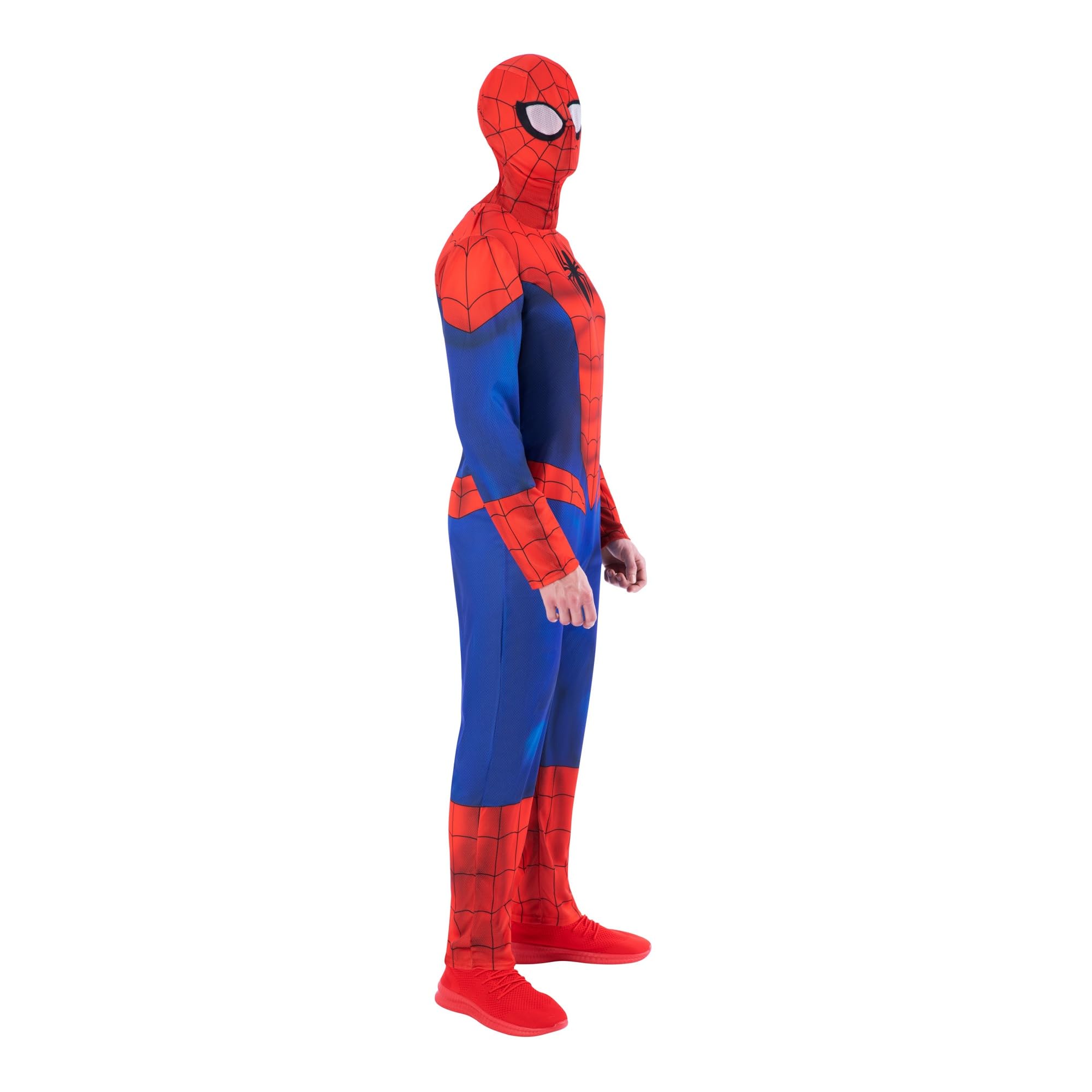 Rubies Disfraz oficial de Spider-Man para adultos, disfraz para adultos