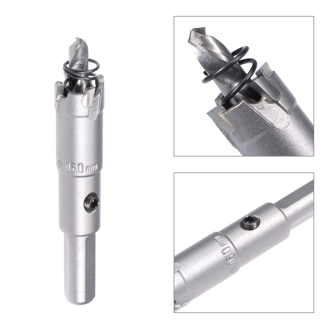 Sourcingmap 16mm Carbide Hole Cutter, Hole Saws for 0.5mm-3mm Stainless Steel 5mm Metal Sheet - Image 4