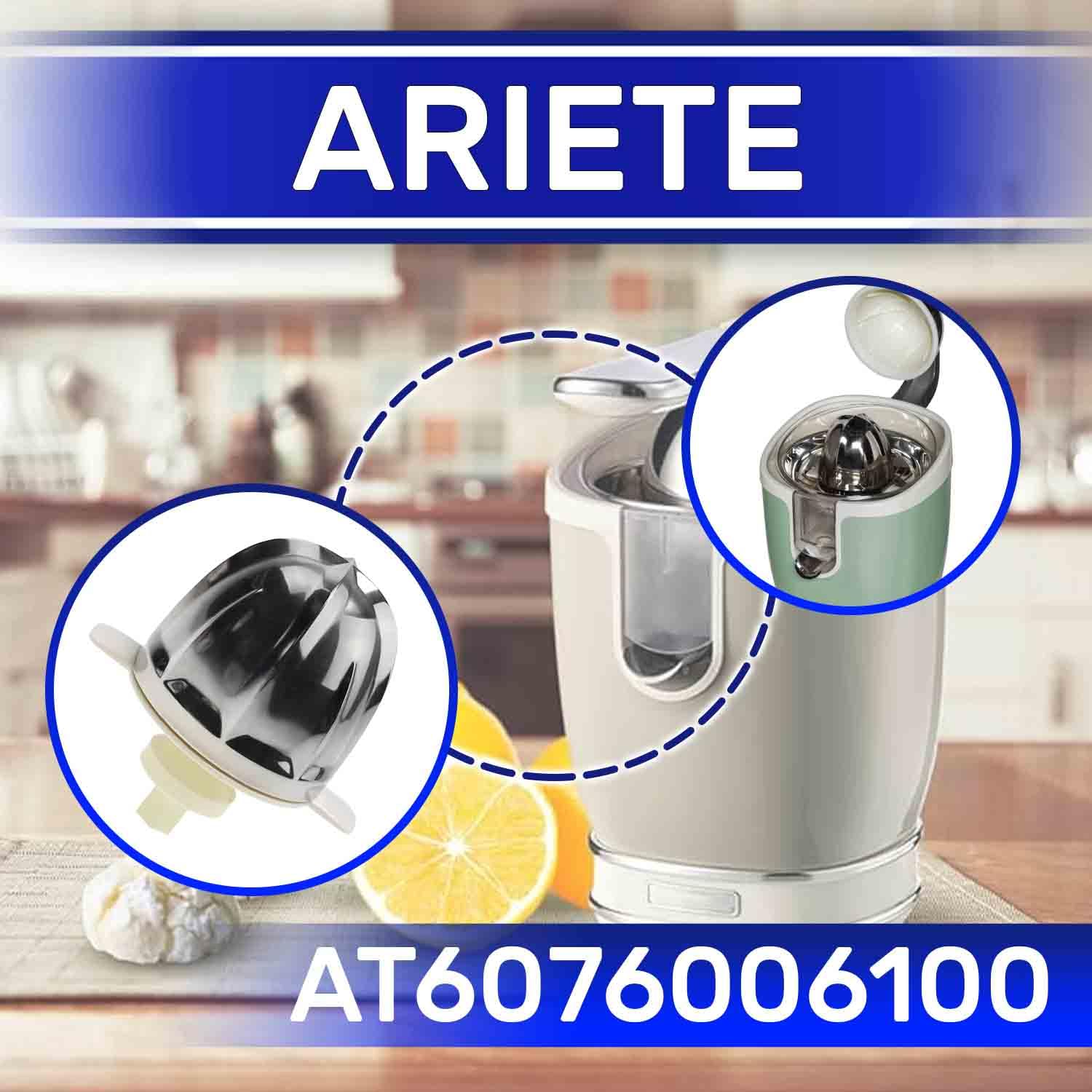 Cono di Spremitura per Spremiagrumi Elettrico con Codice Originale AT6076006100 per Ariete - Garanzia di 10 Anni - MONTERAL