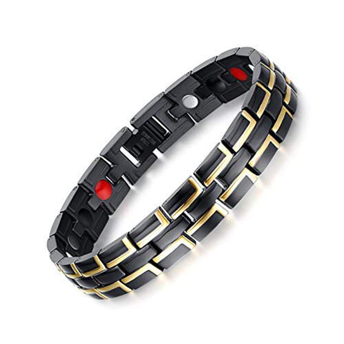 ZIVOM® Black Stainless Steel Magnet Health Care Therapy Bio Energy Bracelet (B07LGS613W) Amazon Price History, Amazon Price Tracker