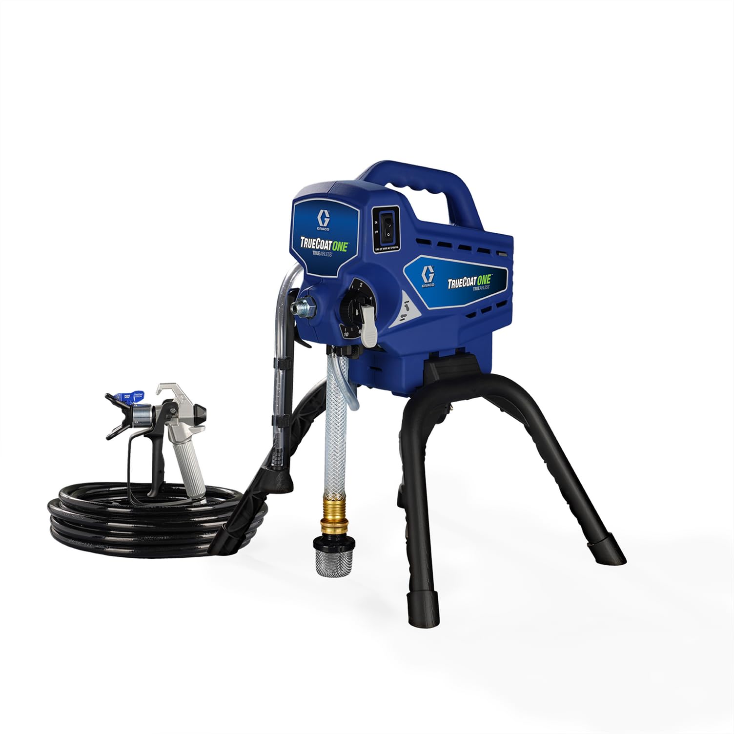 Graco 26DTC3 TrueCoat One Airless agregat natryskowy, jednostka UE/UK (220-240 V, 50-60 Hz), do użytku domowego (natężenie przepływu 0,9 l/min, maks. ciśnienie 117 bar)
