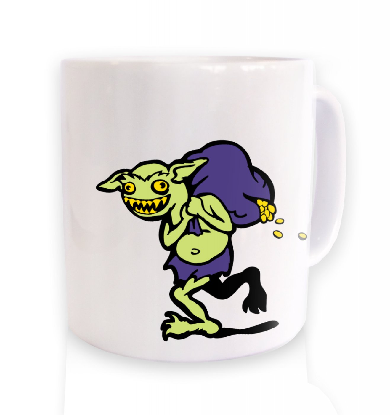 Geeky Mugs By Big Mouth Treasure Goblin Mug