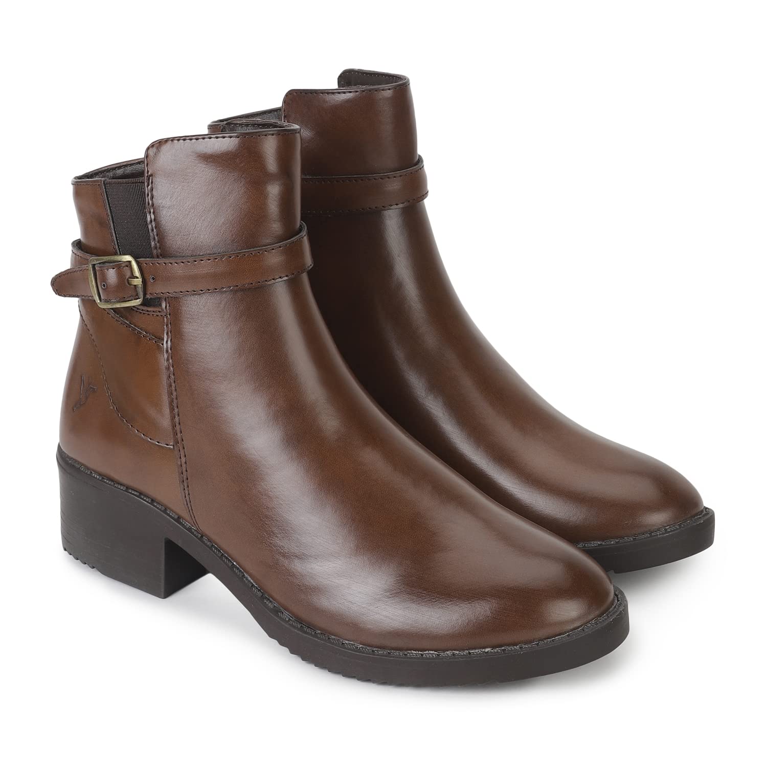 Slays women comfortable Boots | Extra cushioned foot bed and skin friendly Ankle Boot with low heels | Trendy, Stylish, Casual Boots with zipper | Winter, snow and holiday outings-image-10
