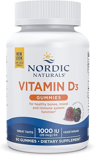 Nordic Naturals Gomitas de Vitamina D3 Funcionamiento Saludable de los Huesos del Estado de ánimo y del Sistema Inmunológico RUS-31140 60 1 1 disponible en Yaxa Colombia