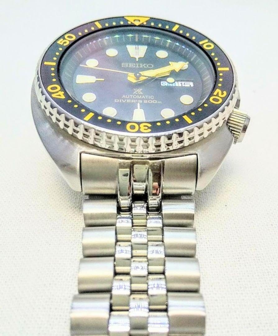 Amazon.co.jp: セイコー 復刻版3rdダイバー SRPタートル専用 22mm 