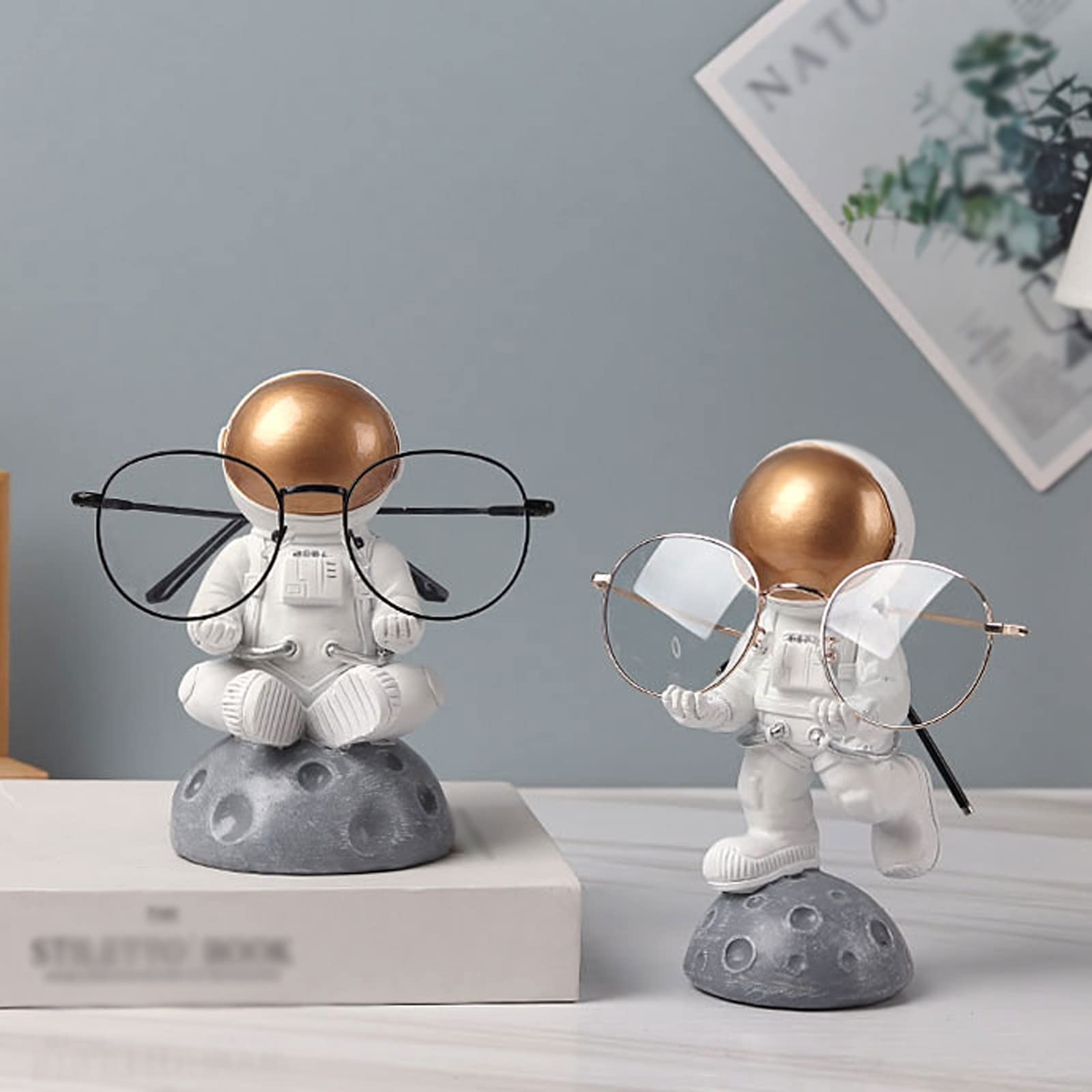 Brillen Halterung für Brille, Kreativ, Astronaute, Pl, Aufbewahrungsbrille, Sonnenbrille, Astronaut, Sunlasses Ständer, Dekoration für Brillenträger (Farbe: 1)