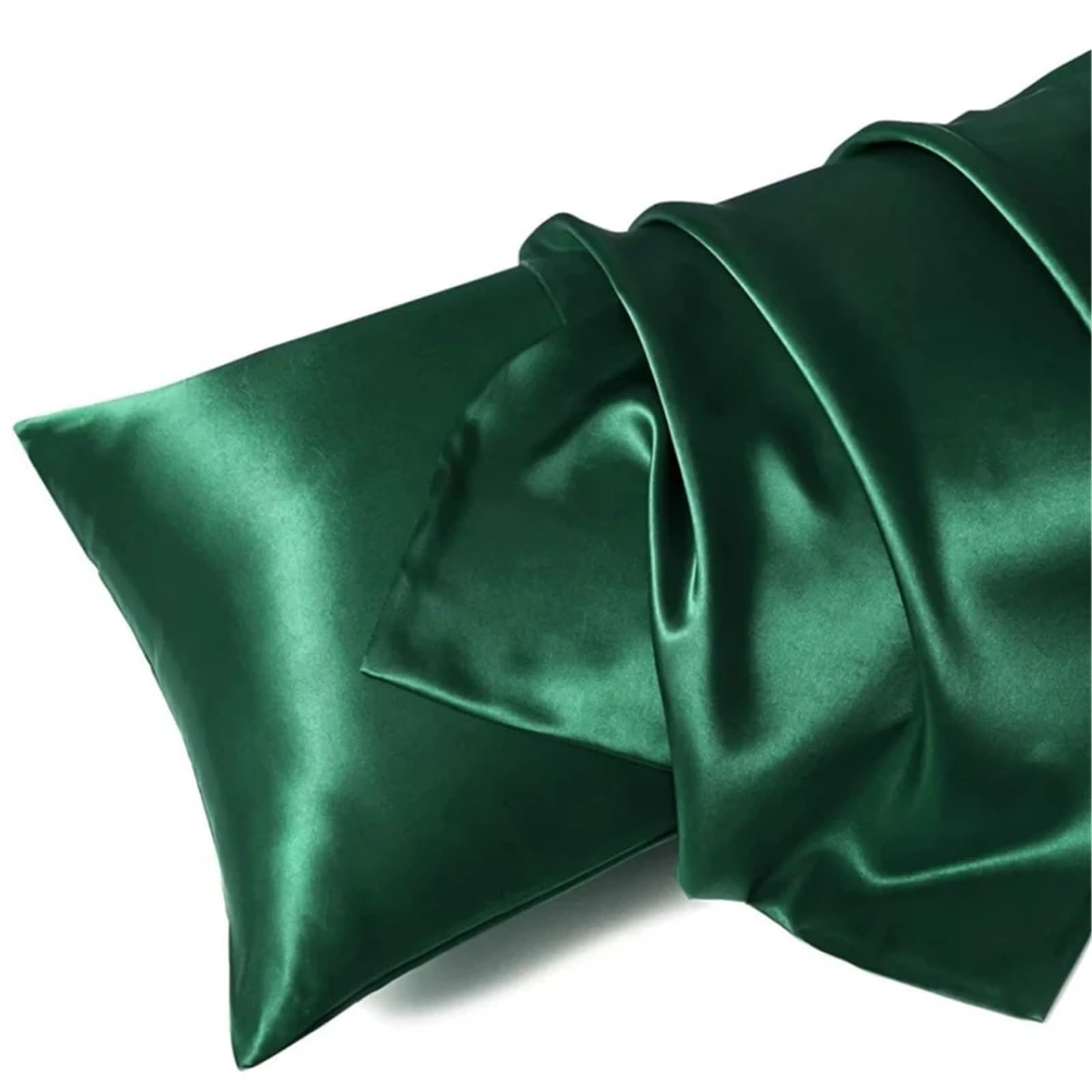 LYXYGMV Silk Pillowcase Bed Pillow Covers Cases Home Bedding for Bedrooms(Color 5,1PCx51x66cm(20x26in))