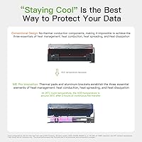 Vista 13 de Beelink Me Pro, Mini PC NAS, CPU Intel N150, 16 GB LPDDR5, 1 TB SSD, 3 ranuras M.2 PCIe3.0 SSD + 2 bahías HDD (Máx 72 TB), 5G + 2.5G Dual