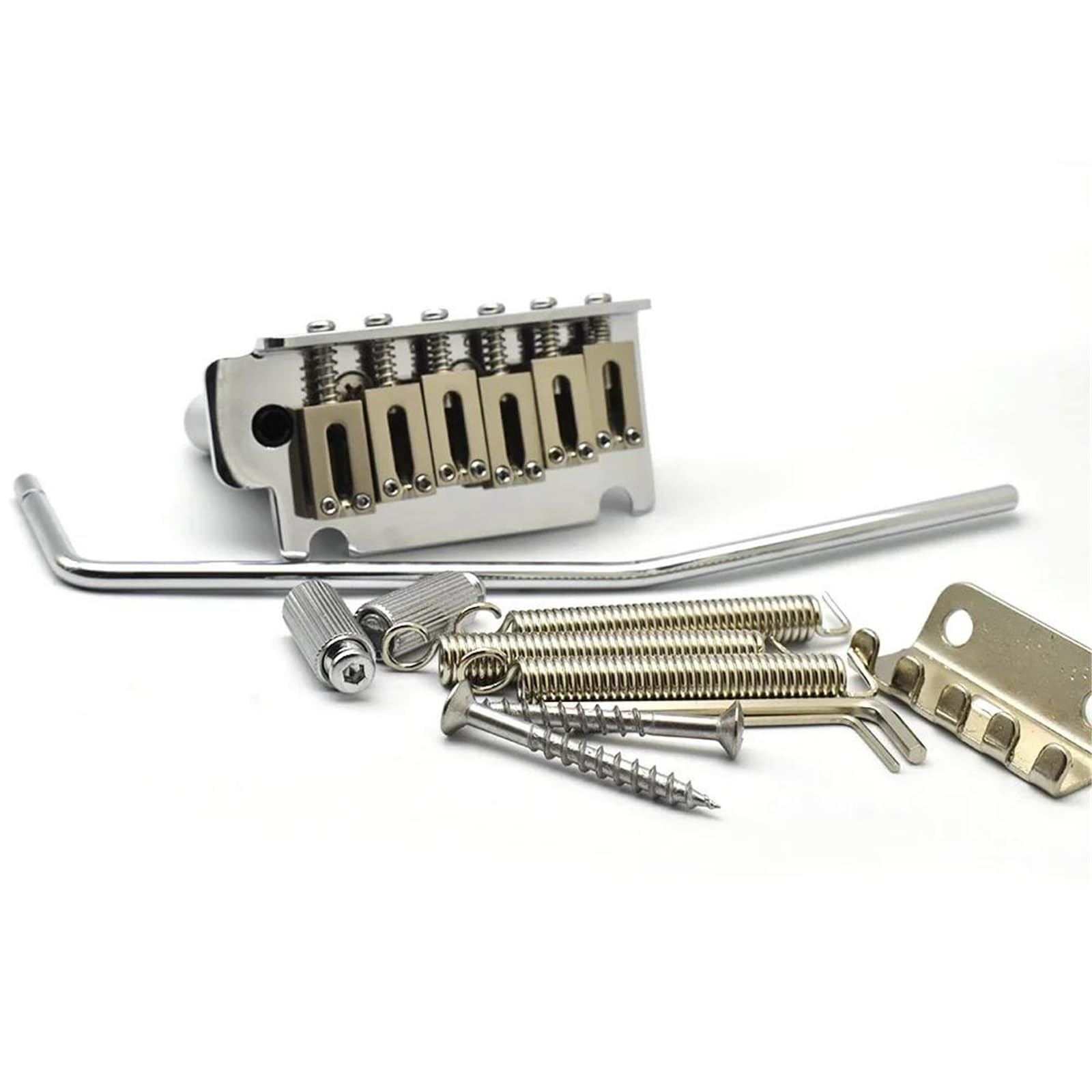 Mostek Tremolo 1 częściowy rozstaw strun 10.5 mm do gitary FD ST chromowany Mostek Gitary Profesjonalnej