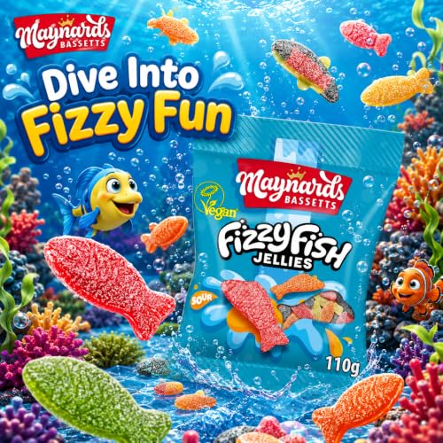 Gomitas Maynards Bassetts Peces Ácidos 110g Pack 2 miniatura 6