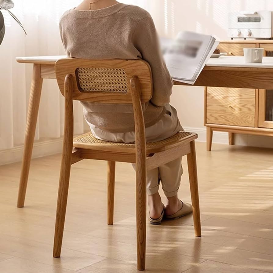 Amazon｜ホームオフィスチェア 無垢材ダイニングチェア