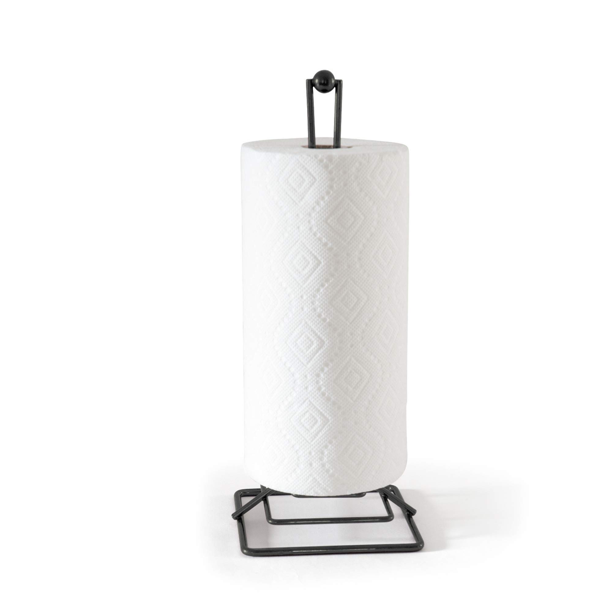 Buy Totally Kitchen Premium Metal Paper Towel Holder Easy Tear Standing Paper Towel Dispenser