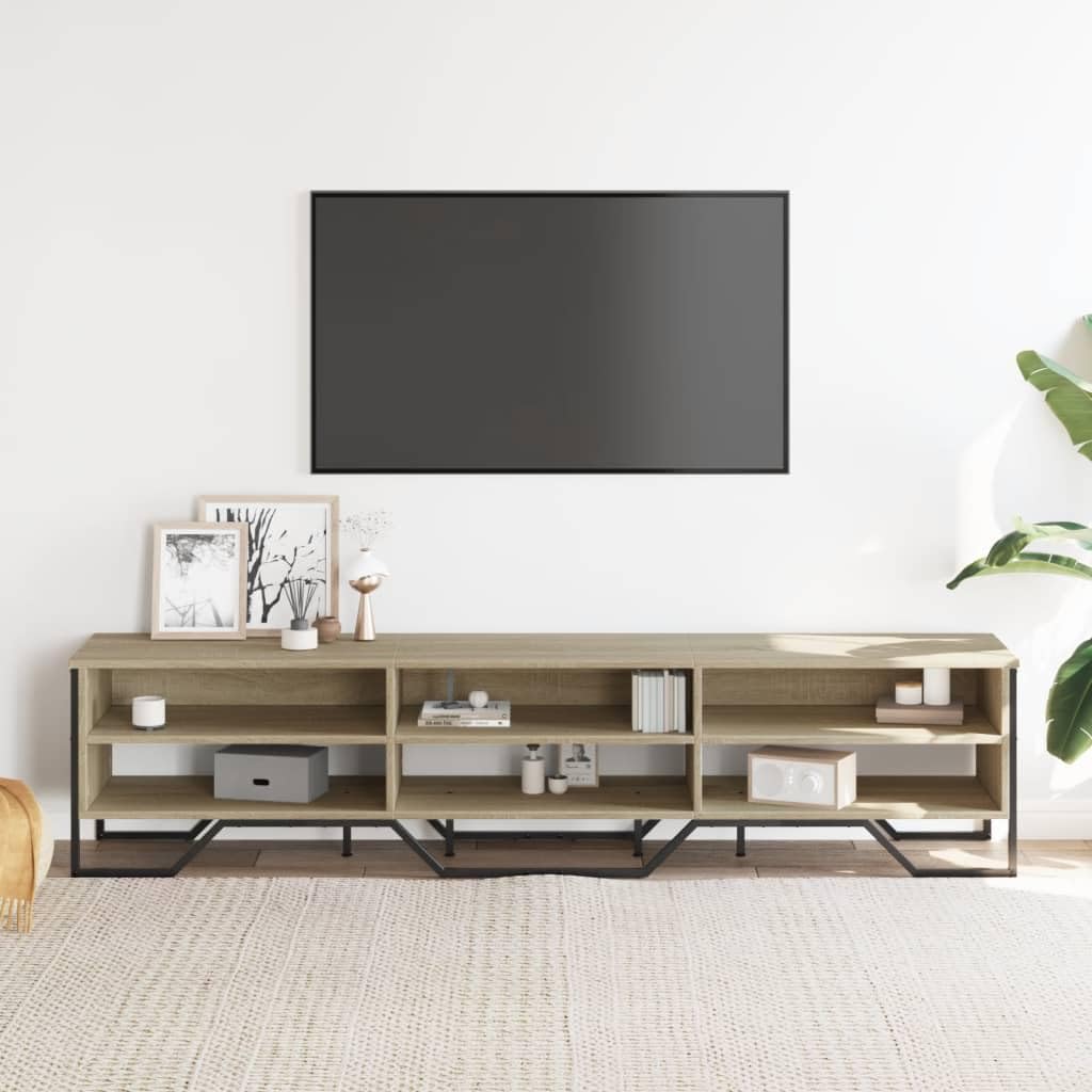 vidaXL TV-Schrank Sonoma-Eiche 180x34x41 cm Holzwerkstoff