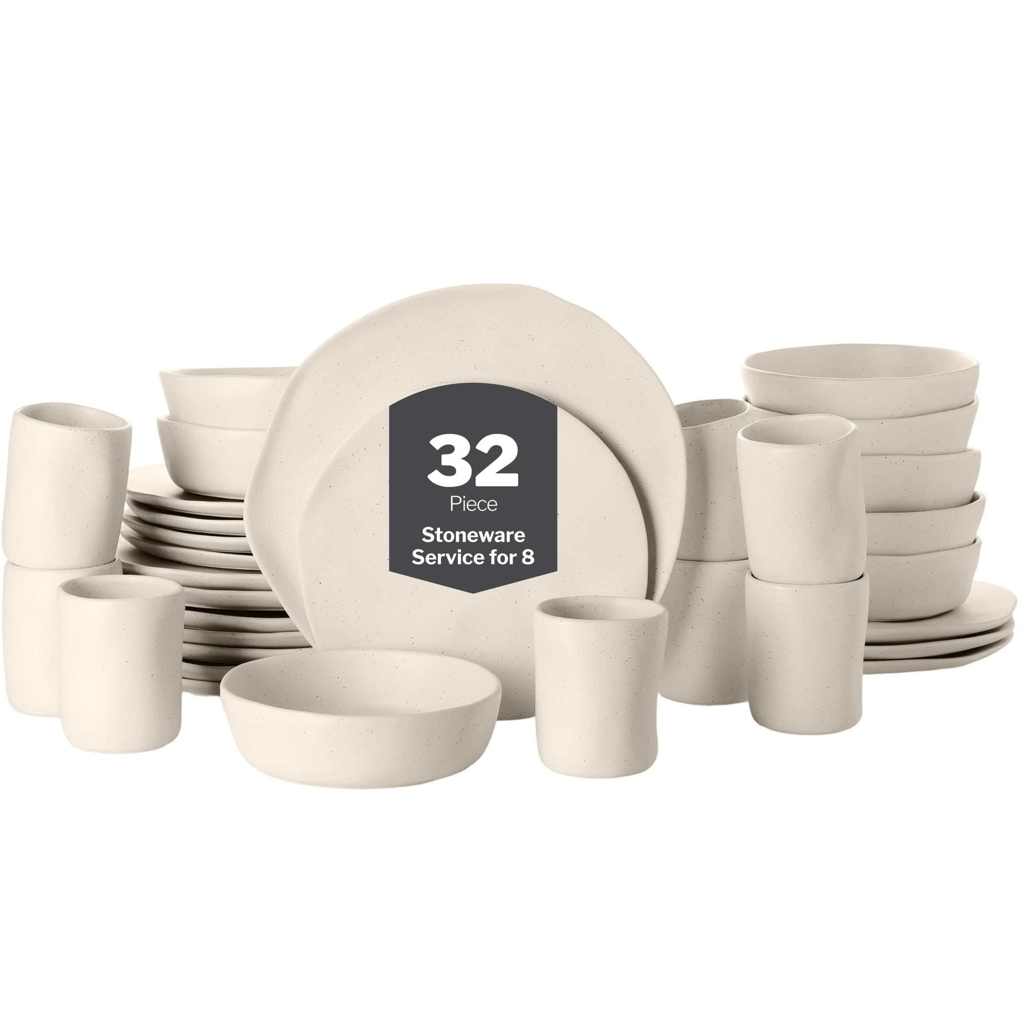 Amazon.com | Stone by Mercer Project HEKONDA Modern Stoneware 32