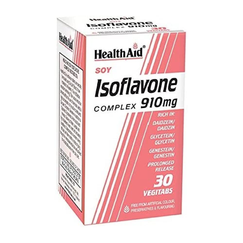 Health Aid Soya Isoflavone Complex 910Mg, 30 Tablets