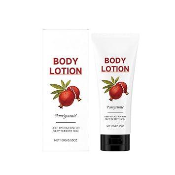 Pomegranate Body Lotion for Women - Nourishing & Non-Greasy Daily Moisturizer with Vitamin E - 3.53 oz for Soft, Smooth Skin - Hand and Body Lotion for Dry Skin Care in Fall & Winter 1